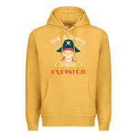 Mustard it's all fun & games until someone needs an eyepatch pirate t shirt Premium Hoodie - linhVisuals