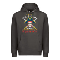 Smoke it's all fun & games until someone needs an eyepatch pirate t shirt Premium Hoodie - linhVisuals