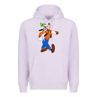 Lilac goofy Premium Hoodie - linhVisuals