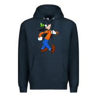 Navy goofy Premium Hoodie - linhVisuals