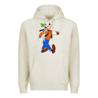 Oatmeal Heather goofy Premium Hoodie - linhVisuals