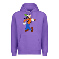 Purple goofy Premium Hoodie - linhVisuals
