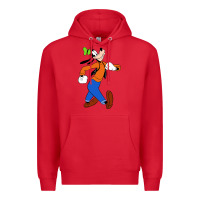 Red goofy Premium Hoodie - linhVisuals