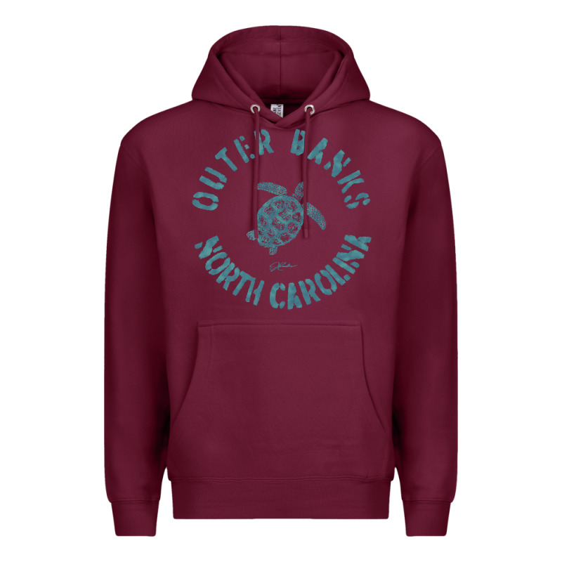 Jcombs Outer Banks, Nc, Sea Turtle Hoodie Premium Hoodie by linhVisuals | Teevron