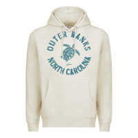 Oatmeal Heather jcombs outer banks, nc, sea turtle hoodie Premium Hoodie - linhVisuals