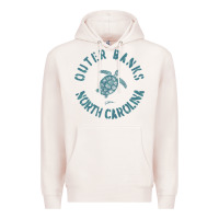 Pale Pink jcombs outer banks, nc, sea turtle hoodie Premium Hoodie - linhVisuals