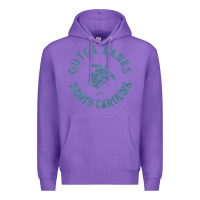 Purple jcombs outer banks, nc, sea turtle hoodie Premium Hoodie - linhVisuals
