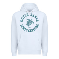 White jcombs outer banks, nc, sea turtle hoodie Premium Hoodie - linhVisuals