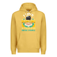 Antique Gold bowling shirt funny dog lover quote bowler gift t shirt Premium Hoodie - linhVisuals