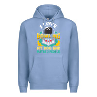 Colony Blue bowling shirt funny dog lover quote bowler gift t shirt Premium Hoodie - linhVisuals