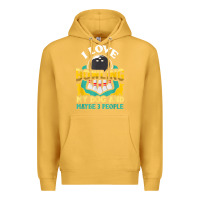 Mustard bowling shirt funny dog lover quote bowler gift t shirt Premium Hoodie - linhVisuals