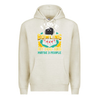 Oatmeal Heather bowling shirt funny dog lover quote bowler gift t shirt Premium Hoodie - linhVisuals