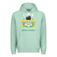 Seafoam bowling shirt funny dog lover quote bowler gift t shirt Premium Hoodie - linhVisuals