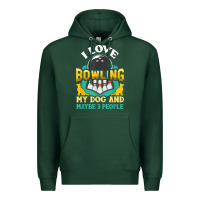 Bowling Shirt Funny Dog Lover Quote Bowler Gift T Shirt Premium Hoodie | Teevron