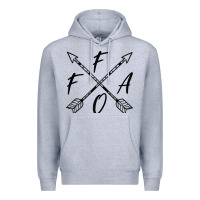 Heather Grey fafo f around and find out funny vintage sarcastic boho chic tank top Premium Hoodie - linhVisuals