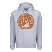 Heather Grey star fleet academy dropout stars trekie trek geek Premium Hoodie - linhVisuals