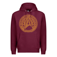 Burgundy star fleet academy dropout stars trekie trek geek Premium Hoodie - linhVisuals