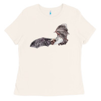 Bone mexican free tailed bat Ladies Tee - LillyAllenDesigns