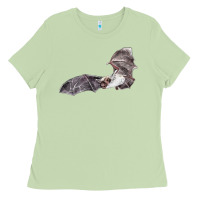 Matcha mexican free tailed bat Ladies Tee - LillyAllenDesigns