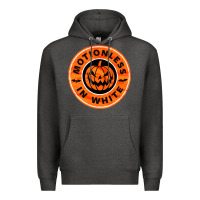 Charcoal Heather motionless in white hellowen Premium Hoodie - linhVisuals
