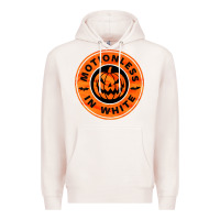 Pale Pink motionless in white hellowen Premium Hoodie - linhVisuals
