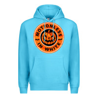 Ocean Blue motionless in white hellowen Premium Hoodie - linhVisuals