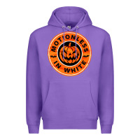 Purple motionless in white hellowen Premium Hoodie - linhVisuals