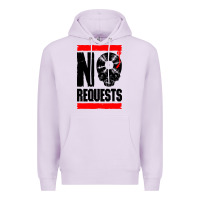 Lilac no requests dj turntable vinyl record Premium Hoodie - linhVisuals