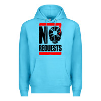 Ocean Blue no requests dj turntable vinyl record Premium Hoodie - linhVisuals