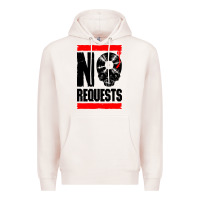 Pale Pink no requests dj turntable vinyl record Premium Hoodie - linhVisuals