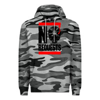 Slate Camo no requests dj turntable vinyl record Premium Hoodie - linhVisuals