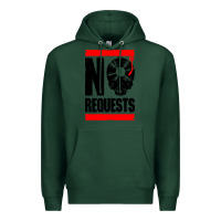 Sports Green no requests dj turntable vinyl record Premium Hoodie - linhVisuals
