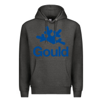 Charcoal Heather gould academy Premium Hoodie - linhVisuals