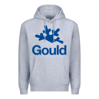 Heather Grey gould academy Premium Hoodie - linhVisuals
