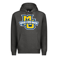 Charcoal Heather marquette Premium Hoodie - linhVisuals