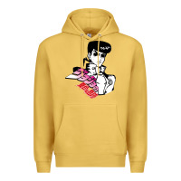 Antique Gold josuke very bizarre Premium Hoodie - linhVisuals