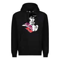 Black josuke very bizarre Premium Hoodie - linhVisuals