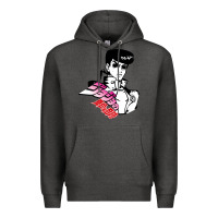 Charcoal Heather josuke very bizarre Premium Hoodie - linhVisuals