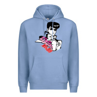 Colony Blue josuke very bizarre Premium Hoodie - linhVisuals