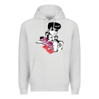 Dove Grey josuke very bizarre Premium Hoodie - linhVisuals