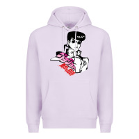 Lilac josuke very bizarre Premium Hoodie - linhVisuals
