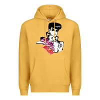 Mustard josuke very bizarre Premium Hoodie - linhVisuals