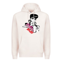 Pale Pink josuke very bizarre Premium Hoodie - linhVisuals