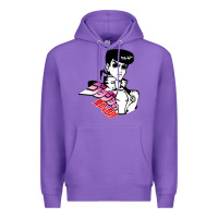 Purple josuke very bizarre Premium Hoodie - linhVisuals