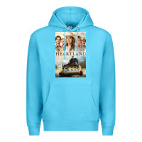 Ocean Blue heartland for men and women Premium Hoodie - linhVisuals