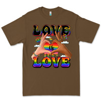 Cacao love is love lgbtq pride hands Premium Tee - LillyAllenDesigns
