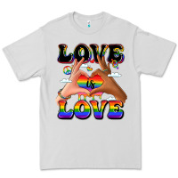 Love Is Love Lgbtq Pride Hands Premium Tee | Teevron