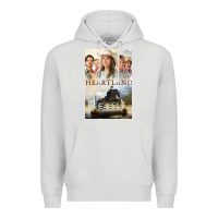 Dove Grey heartland for men and women Premium Hoodie - linhVisuals
