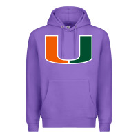 Purple miami hurric Premium Hoodie - linhVisuals