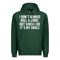 Sports Green i dont always roll a joint but when i do Premium Hoodie - linhVisuals